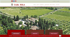 Desktop Screenshot of fattoriacasasola.com